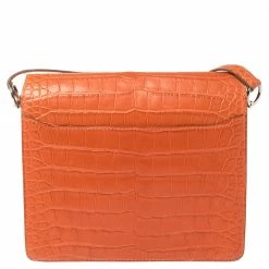 Hermes Pain D’ Epice Matte Alligator Roulis 23 Bag For Women -Deals Hermes Store luxury women hermes used handbags p361042 006