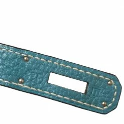 Hermes Blue Jean Clemence Leather Ruthenium Hardware Hac Birkin 28 Bag For Women -Deals Hermes Store luxury women hermes used handbags p362247 015