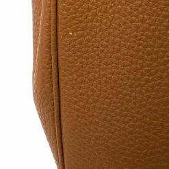 Hermes Gold Taurillion Clemence Leather Palladium Hardware Birkin 35 Bag For Women -Deals Hermes Store luxury women hermes used handbags p372408 007