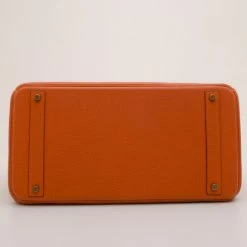 Hermes Orange Togo Leather Birkin 40 For Women 20 Hermes Orange Togo Leather Birkin 40 For Women -Deals Hermes Store luxury women hermes used handbags p37309 005