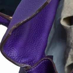 Hermes Ultraviolet Togo Leather Gold Plated Kelly Retourne 40 Bag For Women -Deals Hermes Store luxury women hermes used handbags p37318 029