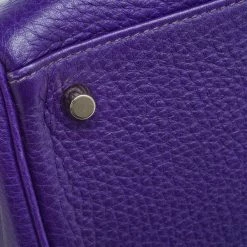 Hermes Ultraviolet Togo Leather Gold Plated Kelly Retourne 40 Bag For Women -Deals Hermes Store luxury women hermes used handbags p37318 033