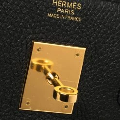 Hermes Noir Togo Leather Gold Hardware Birkin 30 Bag For Women -Deals Hermes Store luxury women hermes used handbags p375390 017