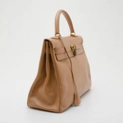 Hermes Gold Epsom Leather Kelly 35cm For Women 14 Hermes Gold Epsom Leather Kelly 35cm For Women -Deals Hermes Store luxury women hermes used handbags p37582 003