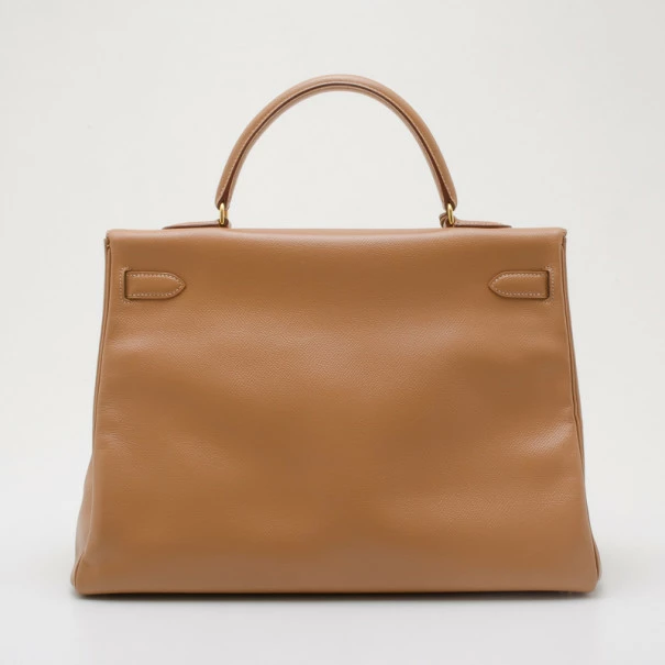 Hermes Gold Epsom Leather Kelly 35cm For Women 6 Hermes Gold Epsom Leather Kelly 35cm For Women - Image 4