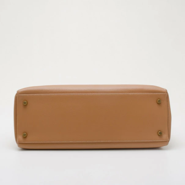 Hermes Gold Epsom Leather Kelly 35cm For Women 7 Hermes Gold Epsom Leather Kelly 35cm For Women - Image 5