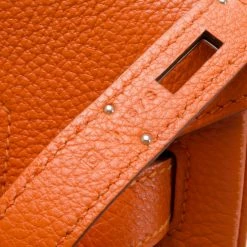 Hermes Orange Birkin 35 For Women -Deals Hermes Store luxury women hermes used handbags p37676 009