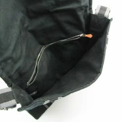 Hermes Black Canvas Fourre Tout Besace MM Messenger Bag For Women -Deals Hermes Store luxury women hermes used handbags p377610 008