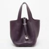 Hermes Ultraviolet Picotin PM For Women -Deals Hermes Store luxury women hermes used handbags p37771 001