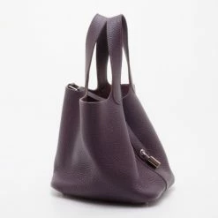 Hermes Ultraviolet Picotin PM For Women -Deals Hermes Store luxury women hermes used handbags p37771 003