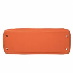 Hermes Orange Clemence Leather Palladium Hardware Kelly Retourne 40 Bag For Women -Deals Hermes Store luxury women hermes used handbags p378063 020