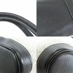 Hermes Black/Off White Toile And Negonda Leather Garden Party Bag For Women -Deals Hermes Store luxury women hermes used handbags p378352 001