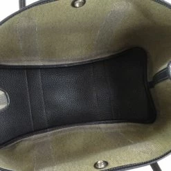 Hermes Grey Toile Canvas Garden Party PM Bag For Women -Deals Hermes Store luxury women hermes used handbags p378352 007 1