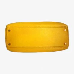 Hermes Kelly 32 Taurillon Clemence In Yellow For Women -Deals Hermes Store luxury women hermes used handbags p37925 005