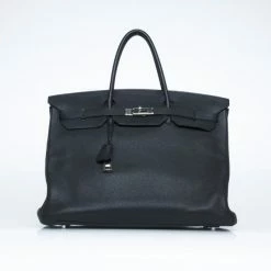 Hermes Birkin 40 Black Togo For Women
