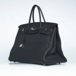 Hermes Birkin 40 Black Togo For Women -Deals Hermes Store luxury women hermes used handbags p38082 003