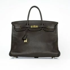 Hermes Birkin 40 Chocolate Brown Togo For Women