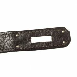 Hermes Cacao Clemence Leather Palladium Hardware Birkin 35 Bag For Women 27 Hermes Cacao Clemence Leather Palladium Hardware Birkin 35 Bag For Women -Deals Hermes Store luxury women hermes used handbags p381110 005