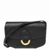 Hermes Black Epsom Leather Gold Hardware Cherche Midi 25 Bag For Women
