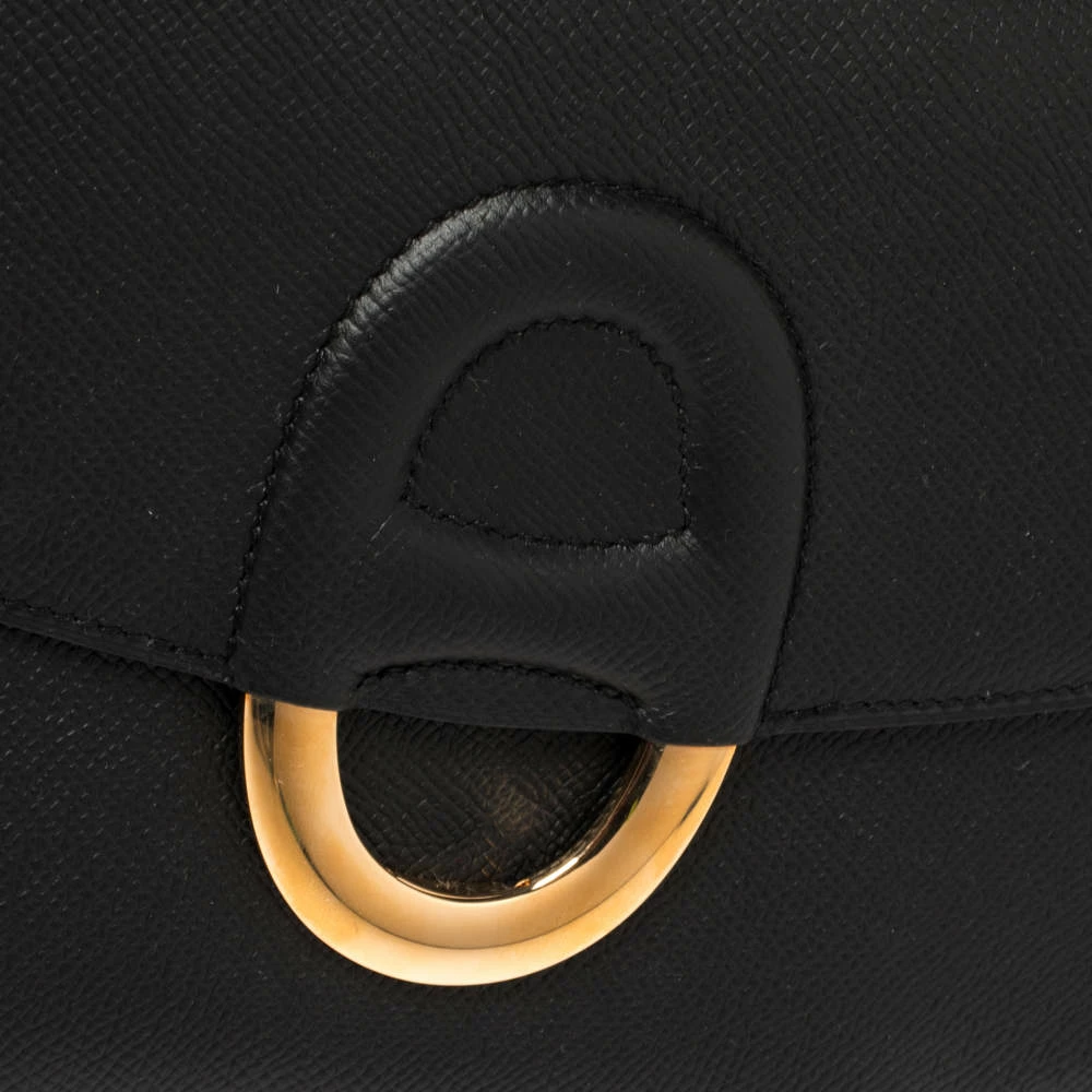 Hermes Black Epsom Leather Gold Hardware Cherche Midi 25 Bag For Women 7 Hermes Black Epsom Leather Gold Hardware Cherche Midi 25 Bag For Women - Image 5