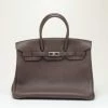 Hermes Birkin 35 Togo Chocolate Brown For Women