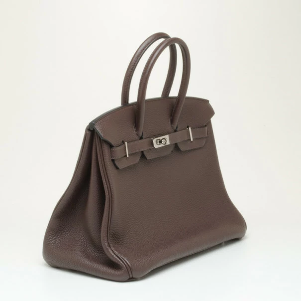 Hermes Birkin 35 Togo Chocolate Brown For Women 4 Hermes Birkin 35 Togo Chocolate Brown For Women - Image 2