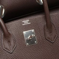 Hermes Birkin 35 Togo Chocolate Brown For Women 18 Hermes Birkin 35 Togo Chocolate Brown For Women -Deals Hermes Store luxury women hermes used handbags p38129 007