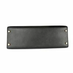 Hermes Black Epsom Leather Gold Hardware Kelly Sellier 35 Bag For Women -Deals Hermes Store luxury women hermes used handbags p381630 005
