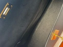 Hermes Black Epsom Leather Gold Hardware Kelly Sellier 35 Bag For Women -Deals Hermes Store luxury women hermes used handbags p381630 015