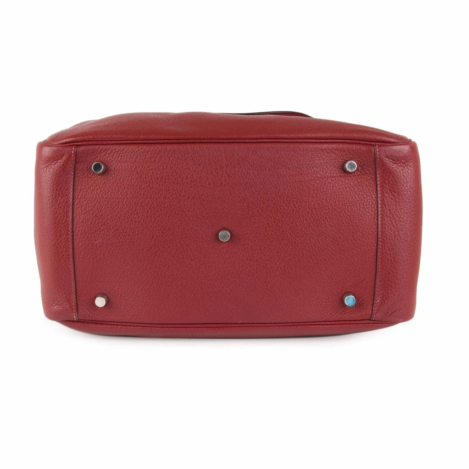 Hermes Red Clemence Leather Lindy 34 Bag For Women 5 Hermes Red Clemence Leather Lindy 34 Bag For Women - Image 3