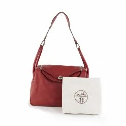 Hermes Red Clemence Leather Lindy 34 Bag For Women 18 Hermes Red Clemence Leather Lindy 34 Bag For Women -Deals Hermes Store luxury women hermes used handbags p381633 005