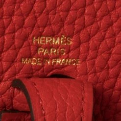 Hermes Rouge Tomate Clemence Leather Evelyne TPM Bag For Women -Deals Hermes Store luxury women hermes used handbags p384381 012
