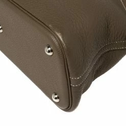 Hermes Taupe Grey Taurillon Clemence Leather Bolide 31 Bag For Women -Deals Hermes Store luxury women hermes used handbags p384396 012