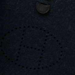 Hermes Blue Nuit/Black Feutre And Swift Leather Evelyne I TPM Bag For Women -Deals Hermes Store luxury women hermes used handbags p384531 007