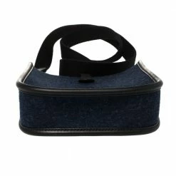 Hermes Blue Nuit/Black Feutre And Swift Leather Evelyne I TPM Bag For Women -Deals Hermes Store luxury women hermes used handbags p384531 010