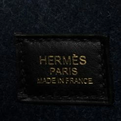 Hermes Blue Nuit/Black Feutre And Swift Leather Evelyne I TPM Bag For Women -Deals Hermes Store luxury women hermes used handbags p384531 011