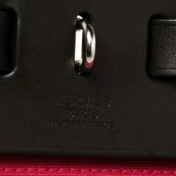 Hermes Extreme Rose/Khaki Canvas And Leather Herbag Zip 31 Bag For Women -Deals Hermes Store luxury women hermes used handbags p384905 007