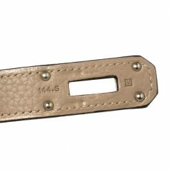 Hermes Trench Clemence Leather Palladium Hardware Shoulder Kelly 42 Bag For Women -Deals Hermes Store luxury women hermes used handbags p386102 009