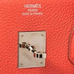 Hermes Rouge Pivoine Togo Leather Palladium Hardware Birkin 35 Bag For Women -Deals Hermes Store luxury women hermes used handbags p387205 007