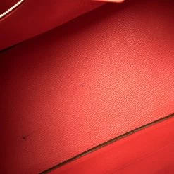 Hermes Rouge Pivoine Togo Leather Palladium Hardware Birkin 35 Bag For Women -Deals Hermes Store luxury women hermes used handbags p387205 009