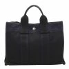 Hermes Black Canvas Fourre Tout PM Bag For Women -Deals Hermes Store luxury women hermes used handbags p388975 003