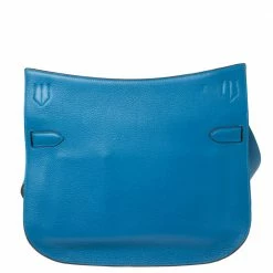 Hermes Blue Zanzibar Togo Leather Palladium Hardware Jypsiere 37 Bag For Women 21 Hermes Blue Zanzibar Togo Leather Palladium Hardware Jypsiere 37 Bag For Women -Deals Hermes Store luxury women hermes used handbags p389507 004
