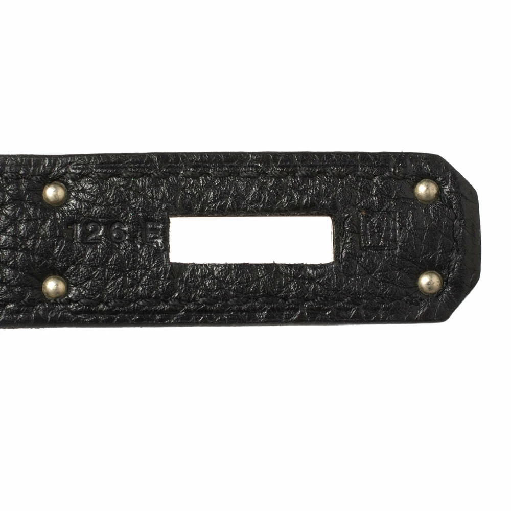 Hermes Black Togo Leather Palladium Hardware Birkin 35 Bag For Women 12 Hermes Black Togo Leather Palladium Hardware Birkin 35 Bag For Women - Image 10