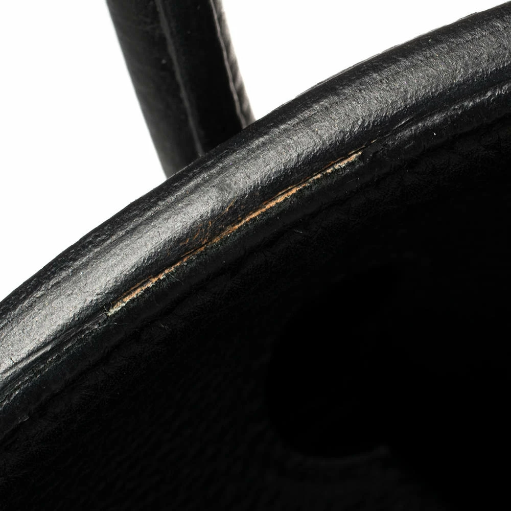 Hermes Black Togo Leather Palladium Hardware Birkin 35 Bag For Women 13 Hermes Black Togo Leather Palladium Hardware Birkin 35 Bag For Women - Image 11