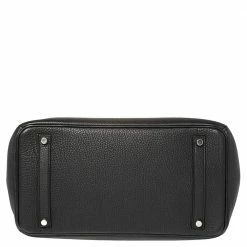 Hermes Black Togo Leather Palladium Hardware Birkin 35 Bag For Women 21 Hermes Black Togo Leather Palladium Hardware Birkin 35 Bag For Women -Deals Hermes Store luxury women hermes used handbags p390006 012