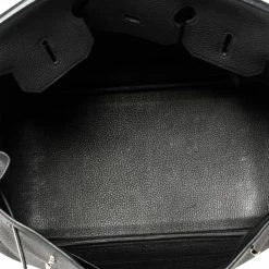 Hermes Black Togo Leather Palladium Hardware Birkin 35 Bag For Women 22 Hermes Black Togo Leather Palladium Hardware Birkin 35 Bag For Women -Deals Hermes Store luxury women hermes used handbags p390006 013