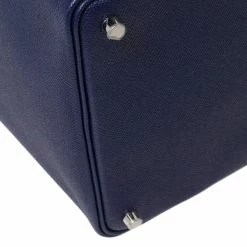 Hermes Bleu Encre/Brique/Black Epsom Leather Picotin Lock Tressage MM Bag For Women -Deals Hermes Store luxury women hermes used handbags p390979 013