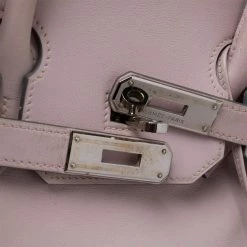 Hermes Rose Dragee Swift Leather Palladium Hardware Birkin 35 Bag For Women -Deals Hermes Store luxury women hermes used handbags p392502 011