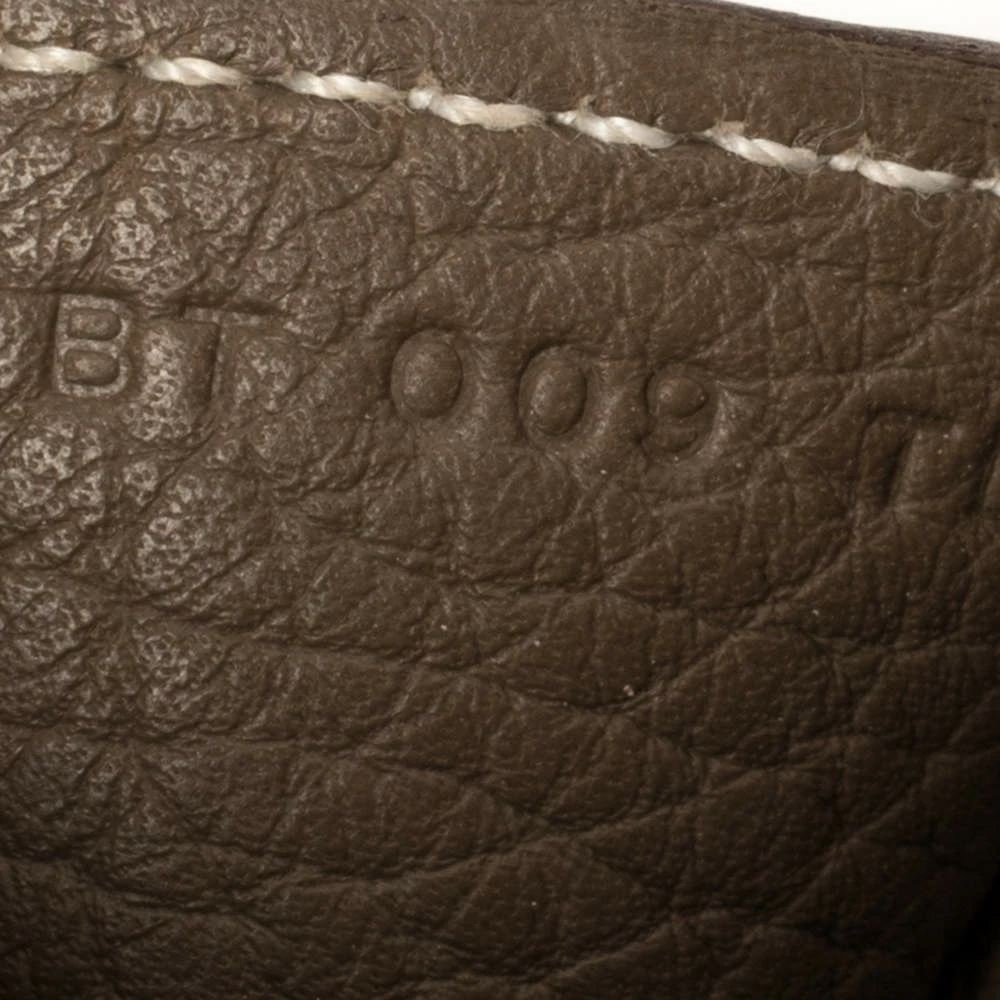 Hermes Etoupe Clemence Leather Halzan 31 Bag For Women 10 Hermes Etoupe Clemence Leather Halzan 31 Bag For Women - Image 8