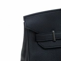 Hermes Noir Togo Calfskin Palladium Hardware Birkin 35 For Women -Deals Hermes Store luxury women hermes used handbags p39334 010